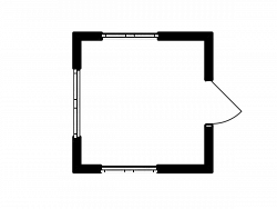 Пост-охраны 2.4*2.4м